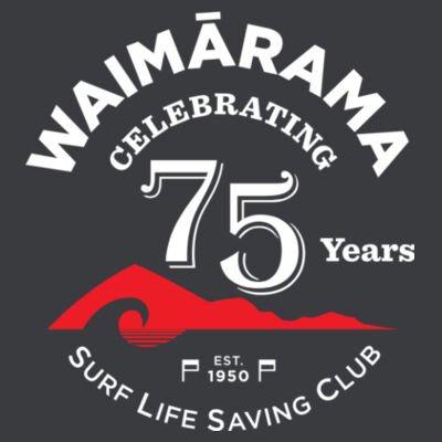 75th Anniversary Mens Tee - Black and Charcoal Design