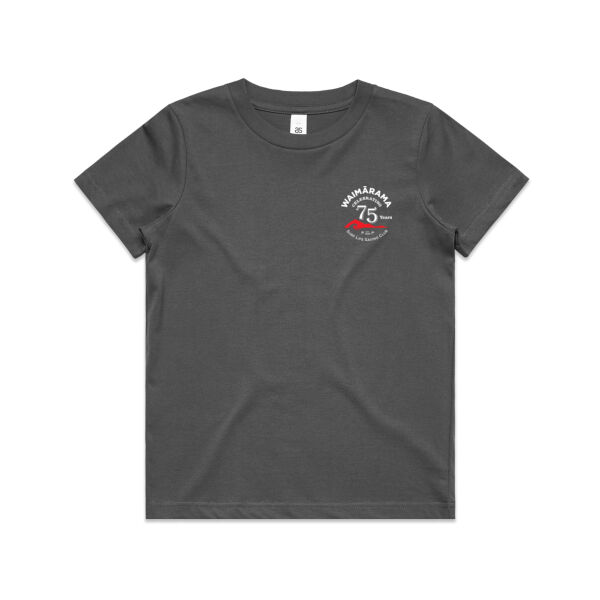 75th Anniversary Kids Tee - Black and Charcoal Thumbnail